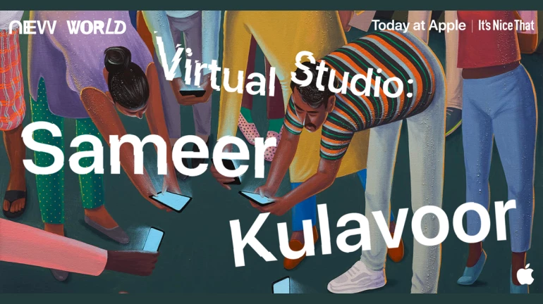 Mumbai based artist Sameer Kulavoor collaborates with Apple and It’s Nice That for the Today at Apple: New World series