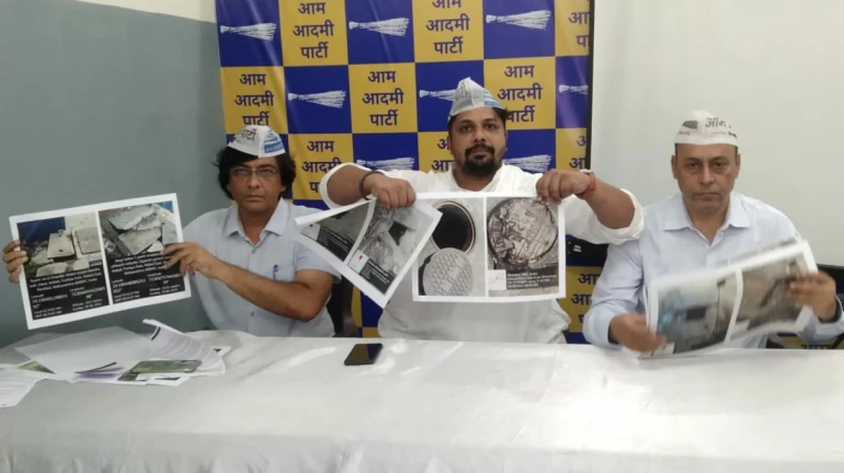 Mumbai Monsoon: BMC Creating Death Traps For Mumbaikars, says AAP Mumbai Monsoon: BMC Creating Death Traps For Mumbaikars, says AAP