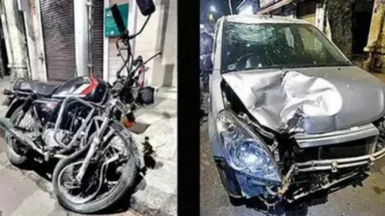 कारच्या धडकेत बाईकस्वाराचा मृत्यू, 'जे जे'मधील निवासी डॉक्टरला अटक
