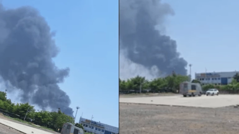 अहमदाबाद: एअर इंडियाचे विमान कोसळले अहमदाबाद: एअर इंडियाचे विमान कोसळले