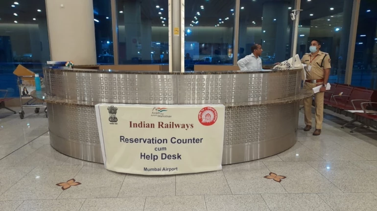 Railways Set Up Booth At Mumbai Airport For Students Arriving From Ukraine - Details Here Railways Set Up Booth At Mumbai Airport For Students Arriving From Ukraine - Details Here
