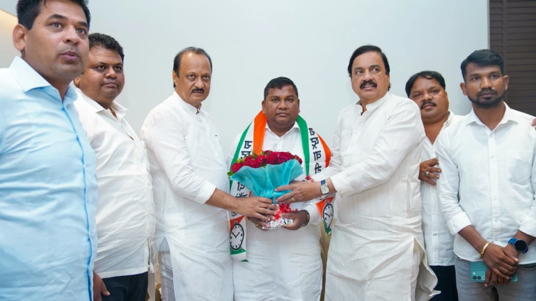 वरिष्ठ कांग्रेस आदिवासी नेता भरत माणिकराव गावित अजित पवार के नेतृत्व वाली एनसीपी में शामिल वरिष्ठ कांग्रेस आदिवासी नेता भरत माणिकराव गावित अजित पवार के नेतृत्व वाली एनसीपी में शामिल