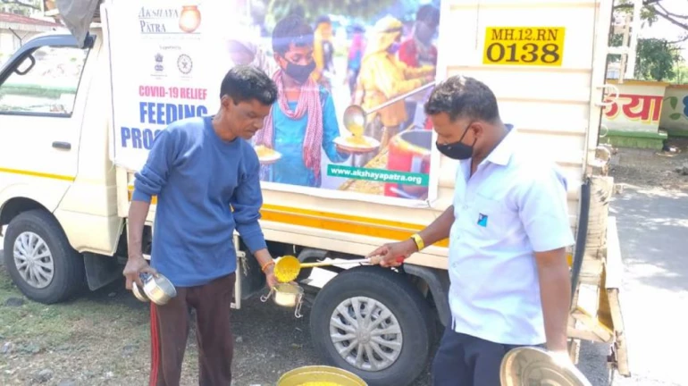 Akshaya Patra scales up its Relief Feeding Efforts in Maharashtra, serves over 47 lakhs meals