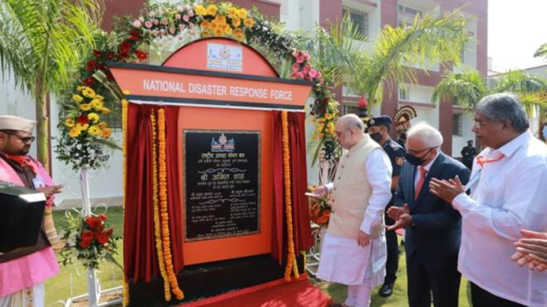 Amit Shah inaugurates the Camp Complex of 5th Battalion of the NDRF in Pune