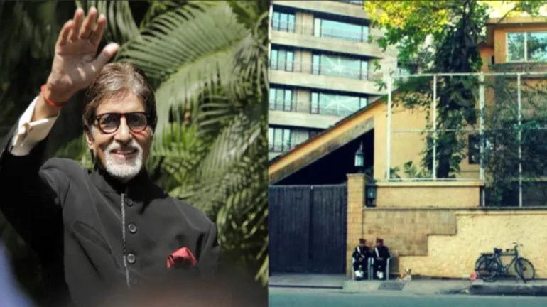 MNS workers protest outside Amitabh Bachchan's residence