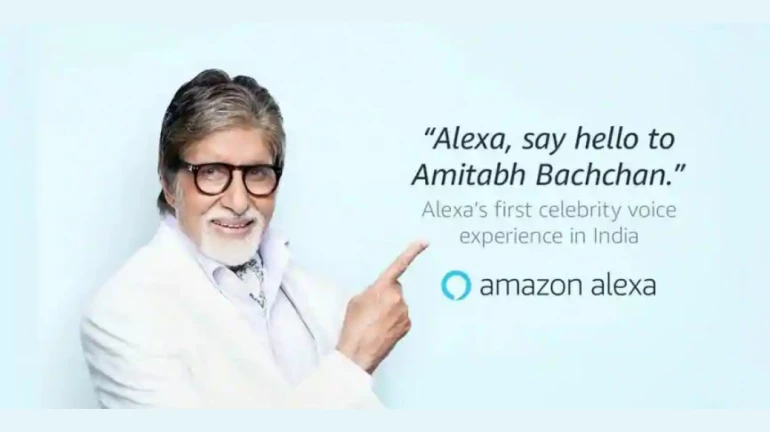 एलेक्सा को आवाज देने वाले अमिताभ बच्चन बनें पहले इंडियन सेलेब्स