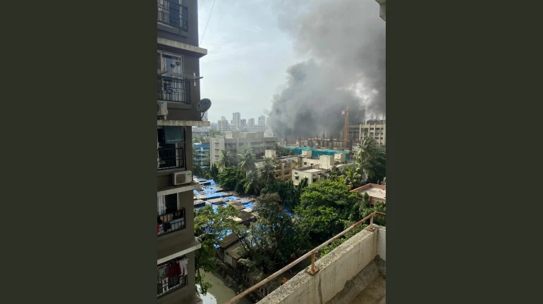 Massive Fire Breaks Out At Andheri's Chitrakoot Grounds