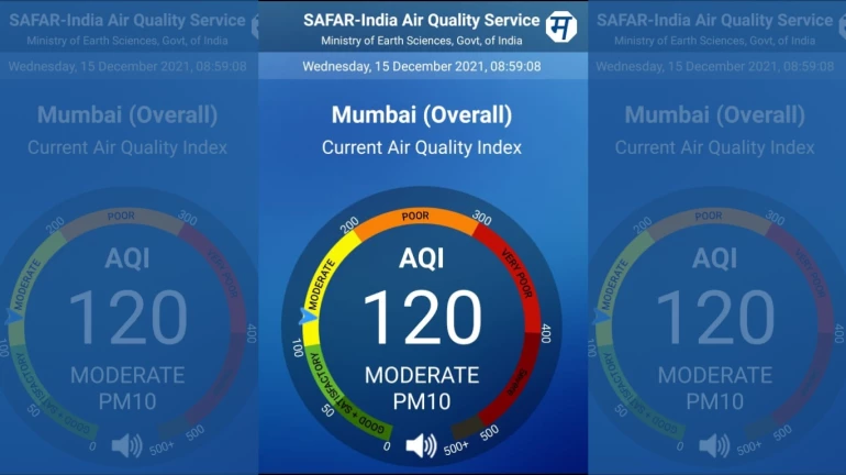 Mumbai witnesses 'Moderate' Level Air Quality