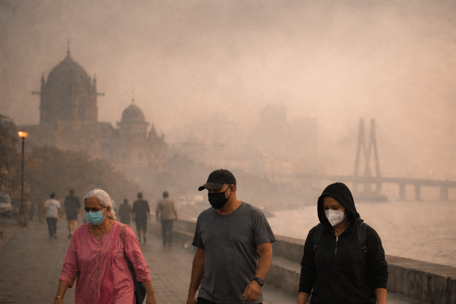 AQI Crisis in Mumbai: Experts Caution Against Morning Outdoor Exercise Amid Rising Air Pollution