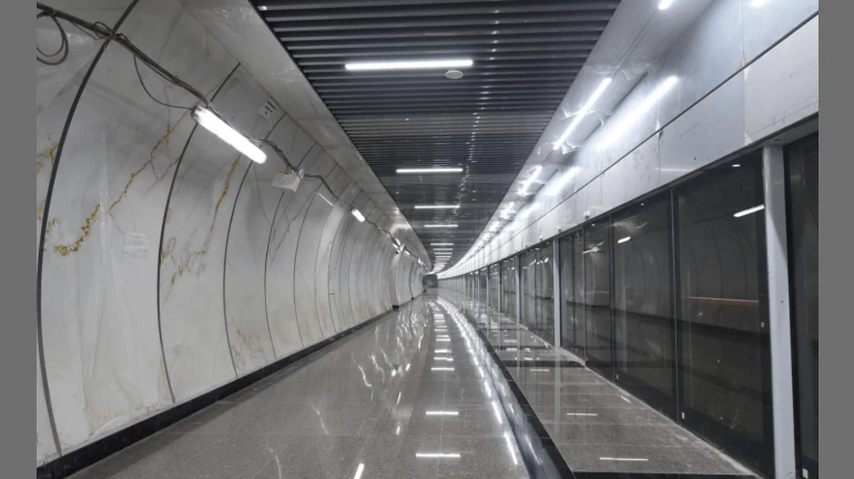 मीठी नदी के नीचे मेट्रो का परीक्षण शुरू मीठी नदी के नीचे मेट्रो का परीक्षण शुरू