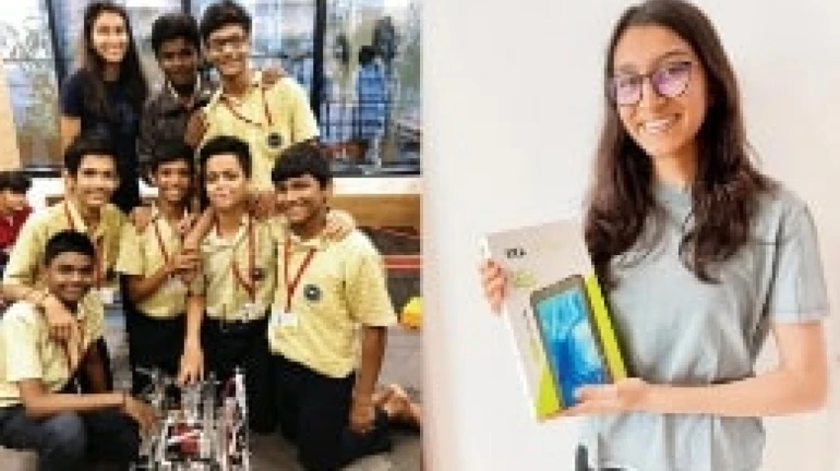 17-year-old from Aditya Birla World Academy takes to crowdfunding to provide Tablets to students from SSRVM Dharavi