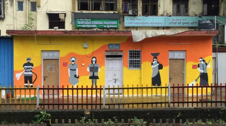 Mumbai NGOs paint 'COVID-19 gratitude art' across four stations