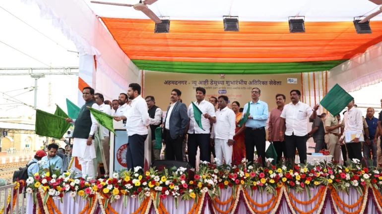 CR Resumes Additional service of Ahmednagar-New Ashti DEMU CR Resumes Additional service of Ahmednagar-New Ashti DEMU