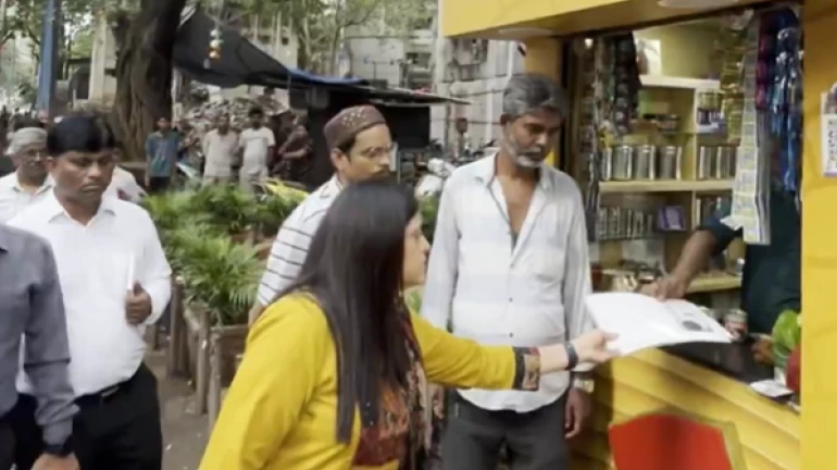 Mumbai: Bhide Directs Strict Action Against Footpath Encroachments During ‘Pedestrian First’ Drive Mumbai: Bhide Directs Strict Action Against Footpath Encroachments During ‘Pedestrian First’ Drive