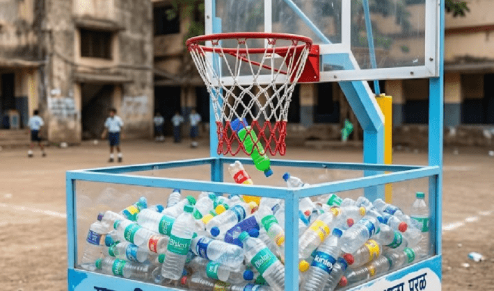 Mumbai: BMC Installs Basketball-Style Bins in Parel Schools