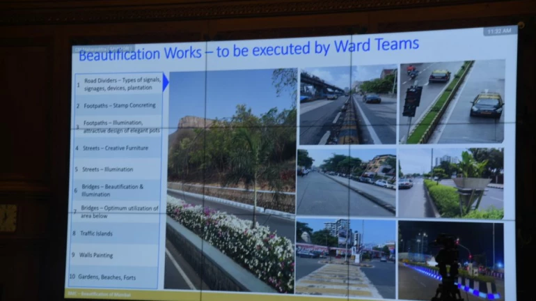 मुंबई -  सौंदर्यीकरण के आज एक साथ 187 कार्यों का शुभारंभ मुंबई -  सौंदर्यीकरण के आज एक साथ 187 कार्यों का शुभारंभ