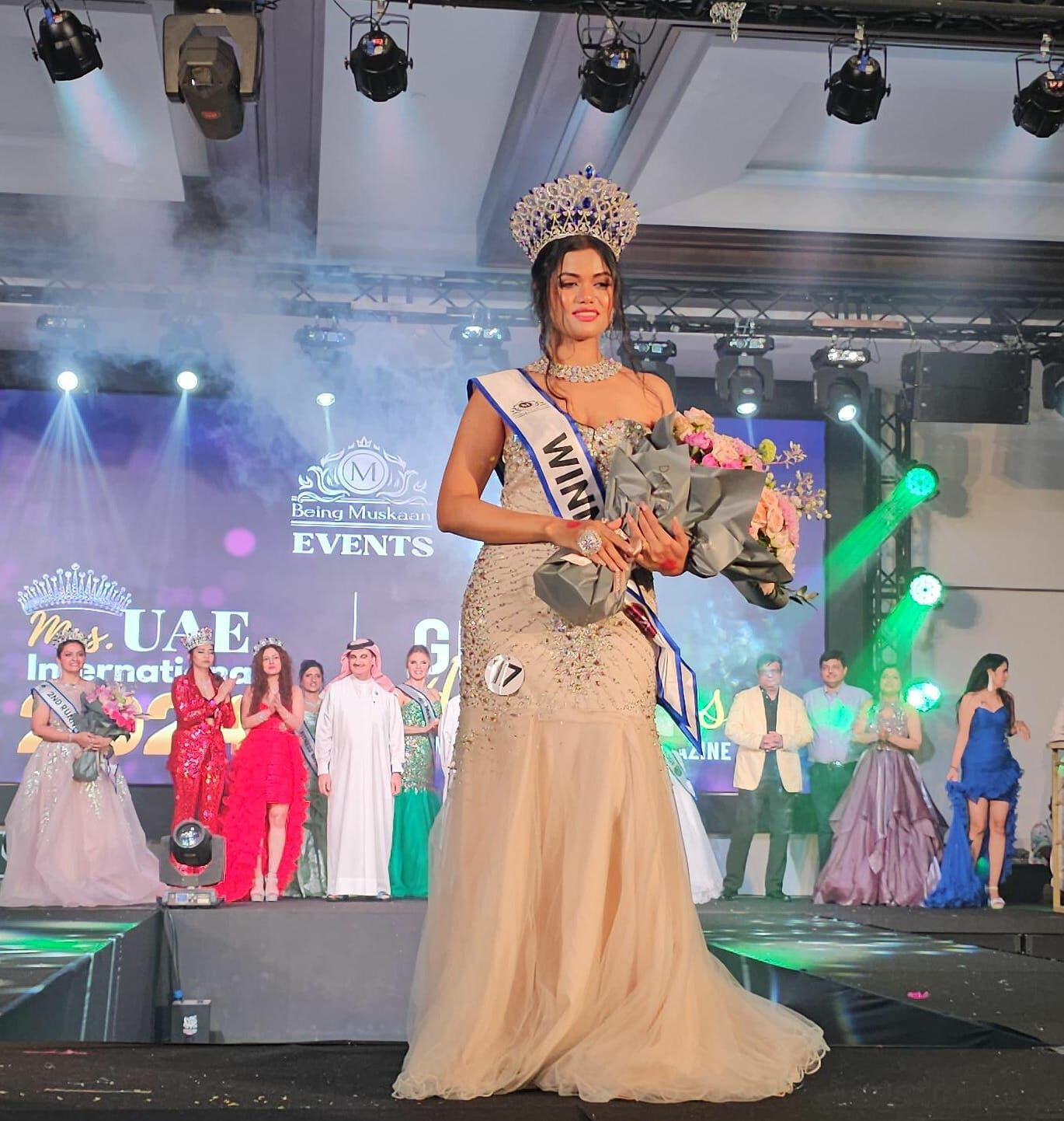 Navi Mumbai-based Businesswoman Shital Bhatnagar Crowned Mrs UAE International 2024