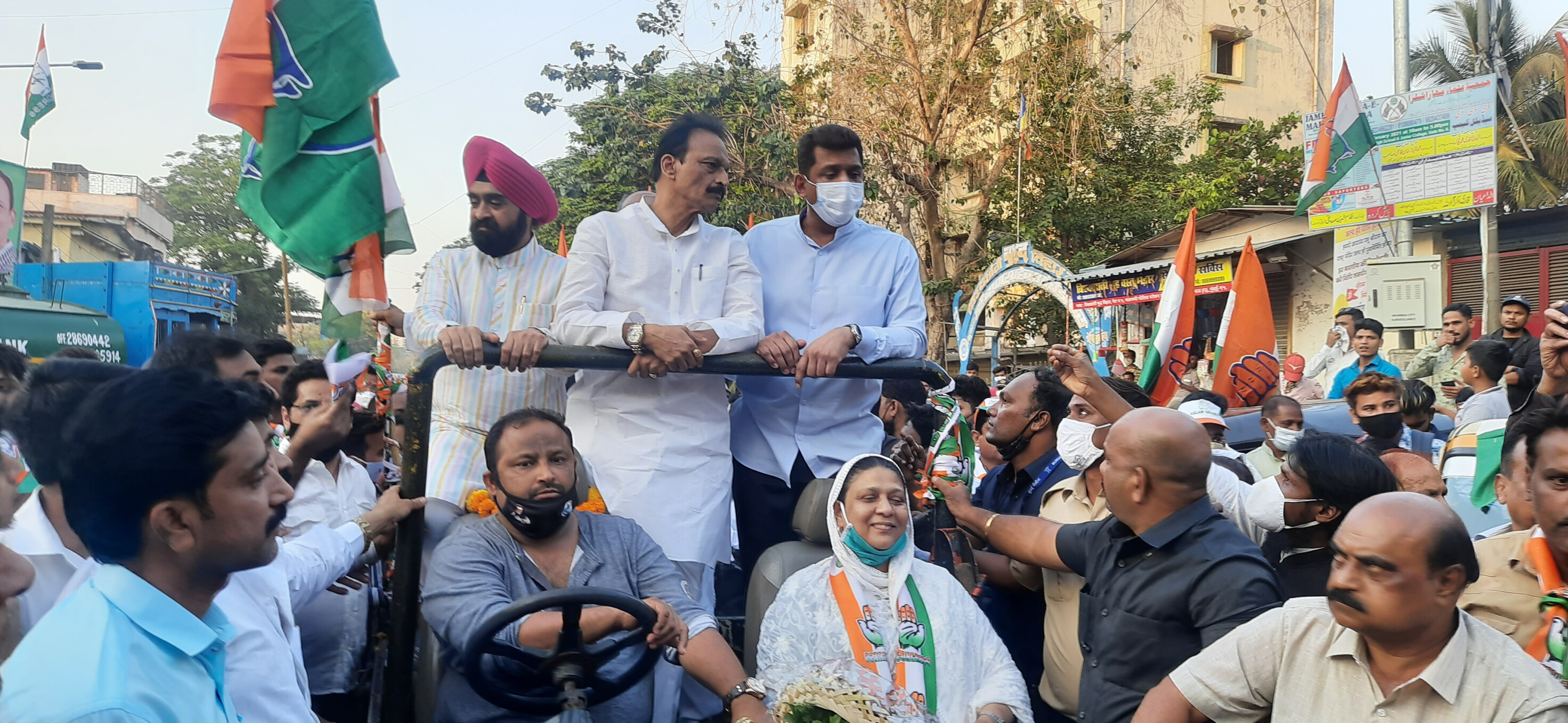 पेट्रोल और डीजल के बढ़ते दामों के खिलाफ कांग्रेस का प्रदर्शन