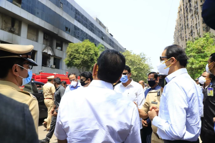 In Pics: Massive fire broke out at COVID private hospital in Bhandup Mall