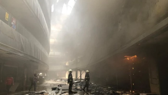 In Pics: Massive fire broke out at COVID private hospital in Bhandup Mall