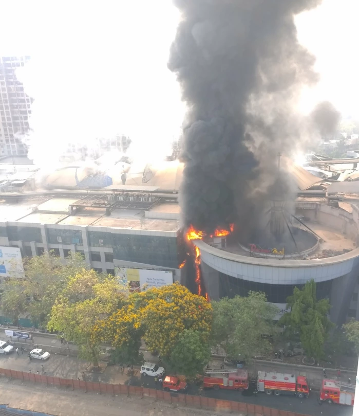In Pics: Massive fire broke out at COVID private hospital in Bhandup Mall