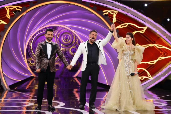 Rubina Dilaik's trophy moment as winner - pics from the Grand Finale of Bigg Boss 14