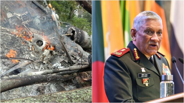 Chief Of Defence Staff General Bipin Rawat Succumbs In Helicopter Crash