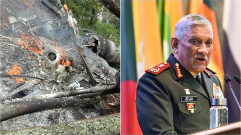 Chief Of Defence Staff General Bipin Rawat Succumbs In Helicopter Crash