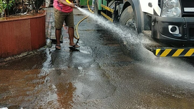 Mumbai: BMC sprinkles water on 154 km of long roads in three days to control air pollution