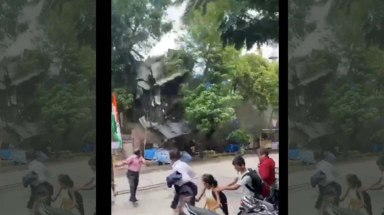 Mumbai: 4-storey Building Collapses In Borivali - See Video Here Mumbai: 4-storey Building Collapses In Borivali - See Video Here