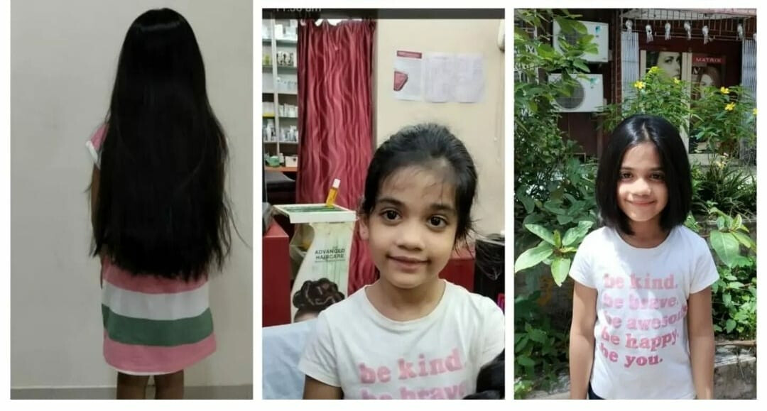 Mumbai: Grade 2 student donates 12" hair to help cancer patients