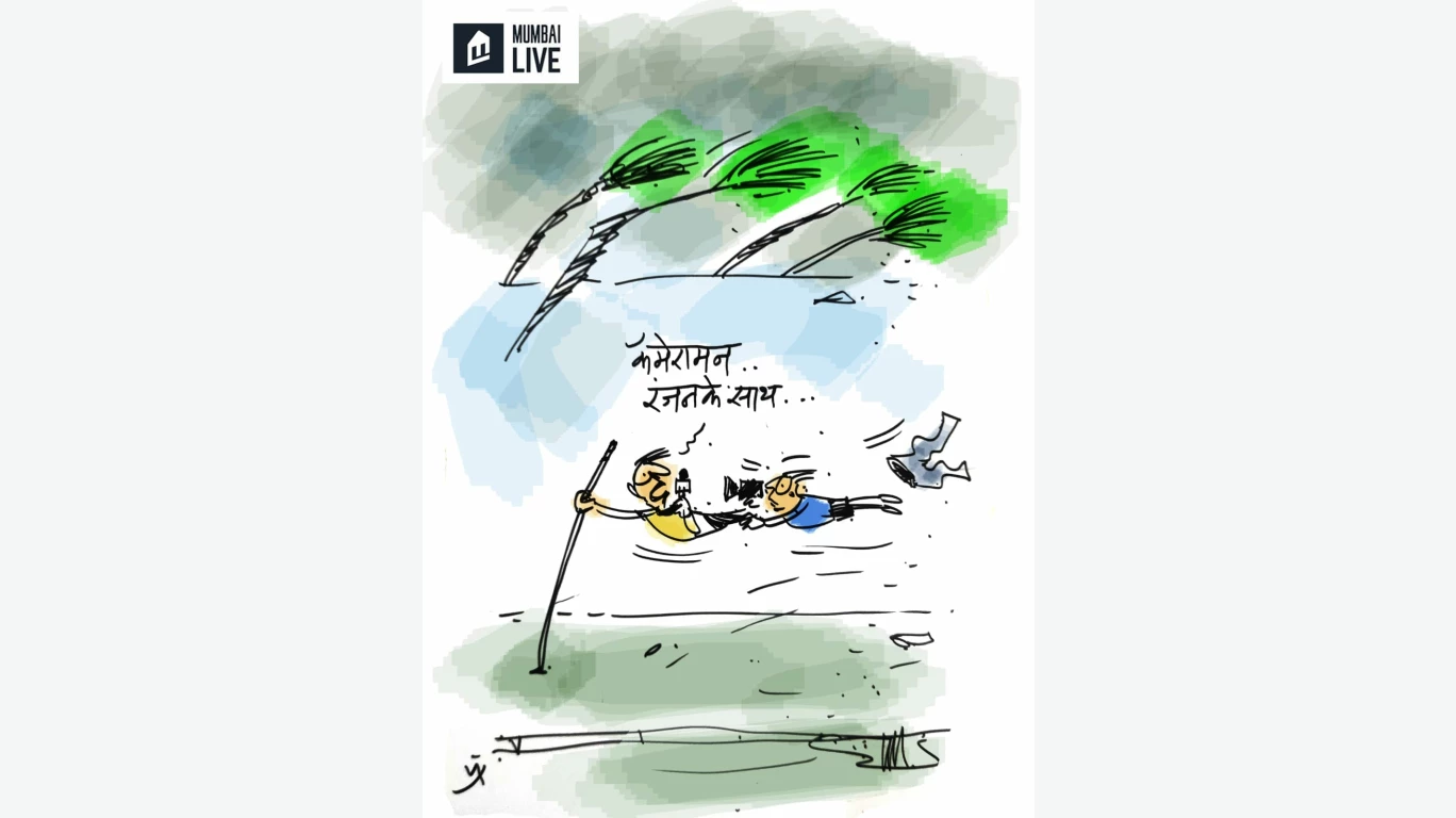 Mumbai Live Cartoon of the Day May 18, 2021- Mumbai Reels Under the Impact  of Cyclone Tauktae