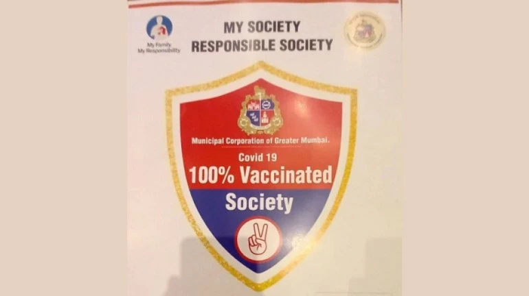 मुंबई: लगभग 10,000 हाउसिंग सोसायटियों को पूर्ण टीकाकरण वाला टैग मिला