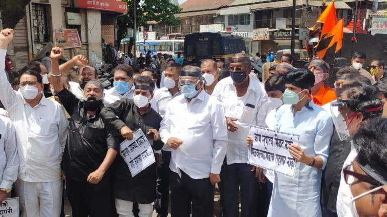 मराठा आरक्षण पर अधिवेशन बुलाने का साहस नहीं कर रही सरकार - चंद्रकांत पाटिल
