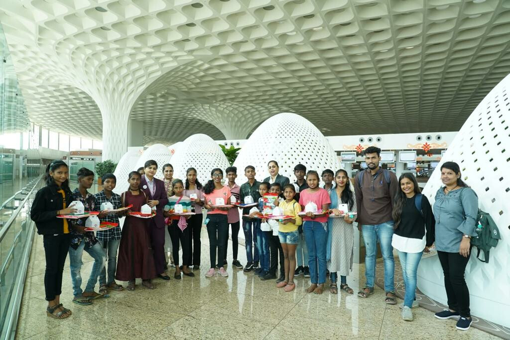 Children's Day 2022: Young citizens enjoy ‘A Day in a life of an air passenger’ at CSMIA