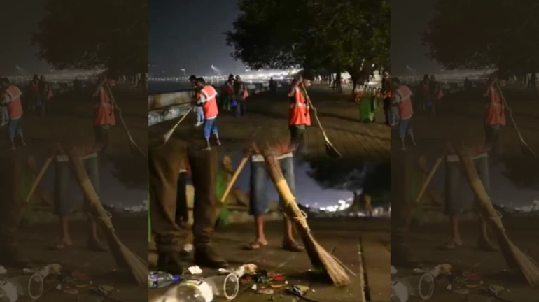 नए साल के जश्न के बाद 5,000 कर्मचारियों ने बड़े पैमाने पर सफाई अभियान में 11.4 मीट्रिक टन कचरा एकत्र किया नए साल के जश्न के बाद 5,000 कर्मचारियों ने बड़े पैमाने पर सफाई अभियान में 11.4 मीट्रिक टन कचरा एकत्र किया