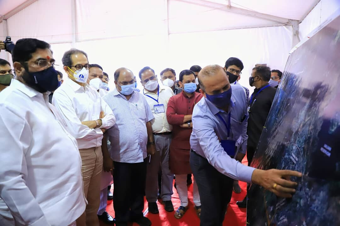 In Pics: CM Uddhav Thackeray reviews the progress of tunnel work on Mumbai-Pune Expressway