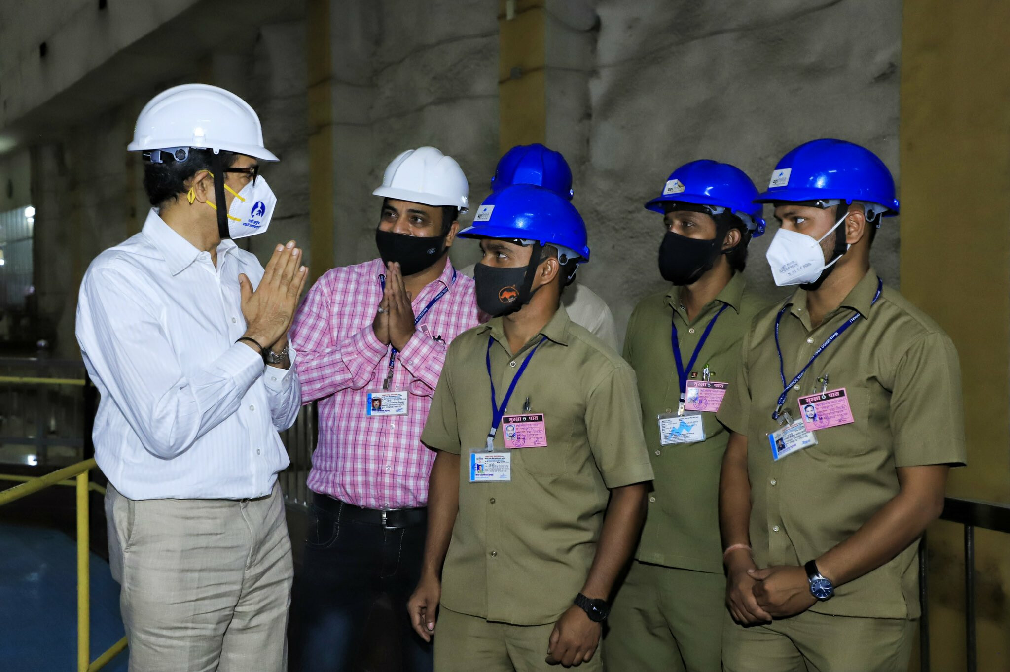 In Pics: CM Uddhav Thackeray reviews the progress of tunnel work on Mumbai-Pune Expressway
