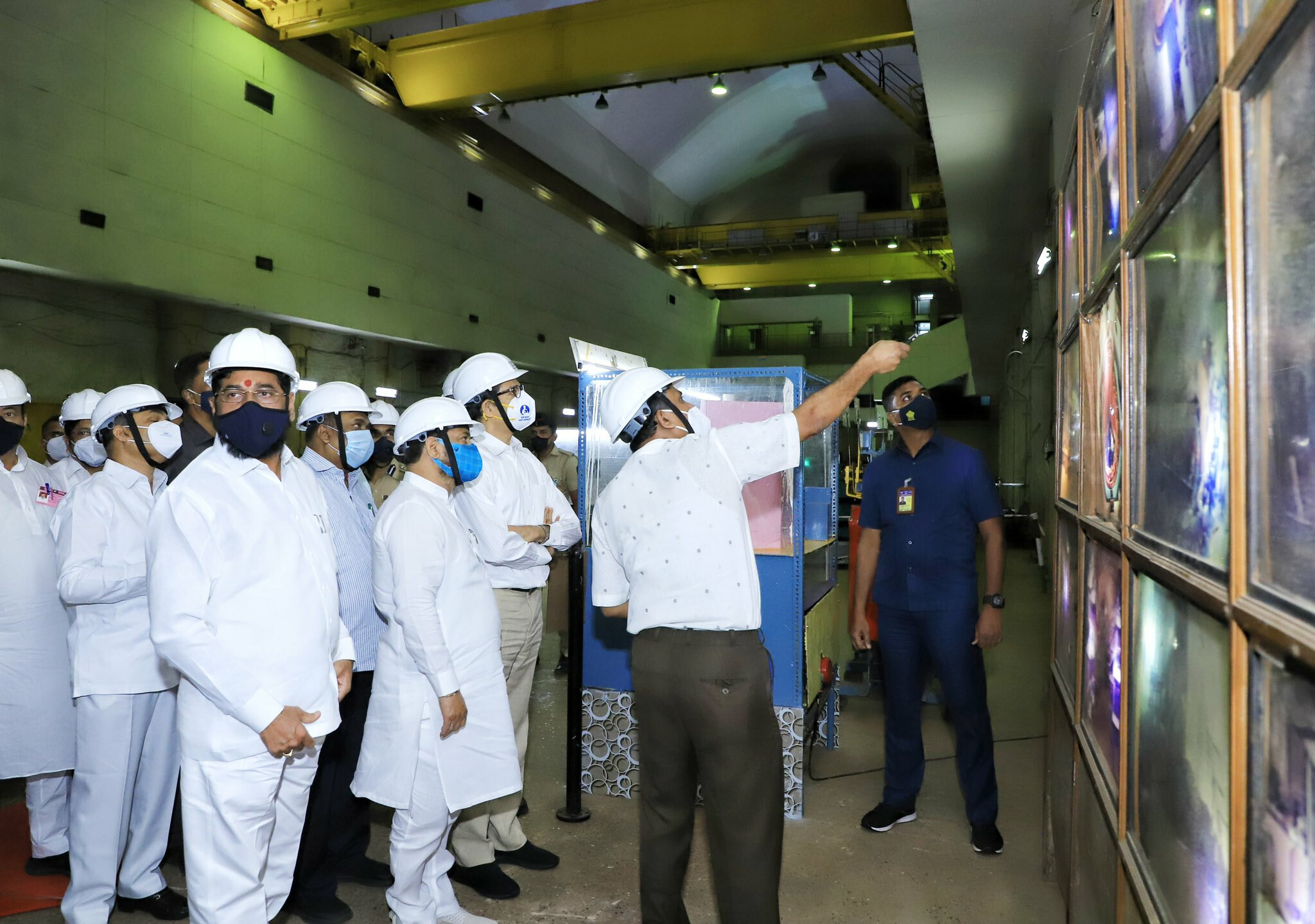In Pics: CM Uddhav Thackeray reviews the progress of tunnel work on Mumbai-Pune Expressway