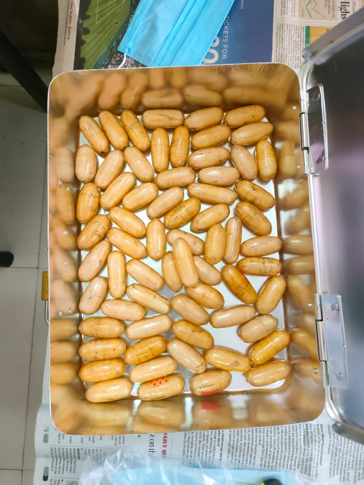 Mumbai Airport officials seizes smuggled cocaine worth over INR 7.85 Cr