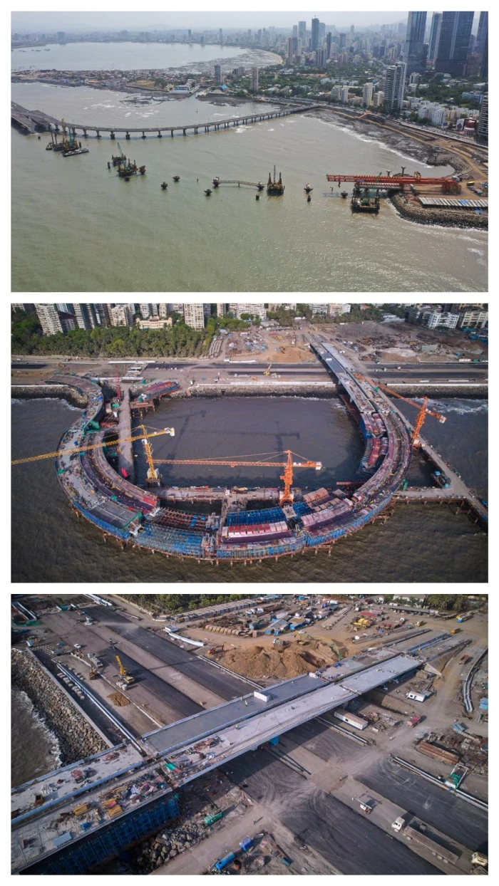 कोस्टल रोड कसा घेतोय आकार! पहा फोटो