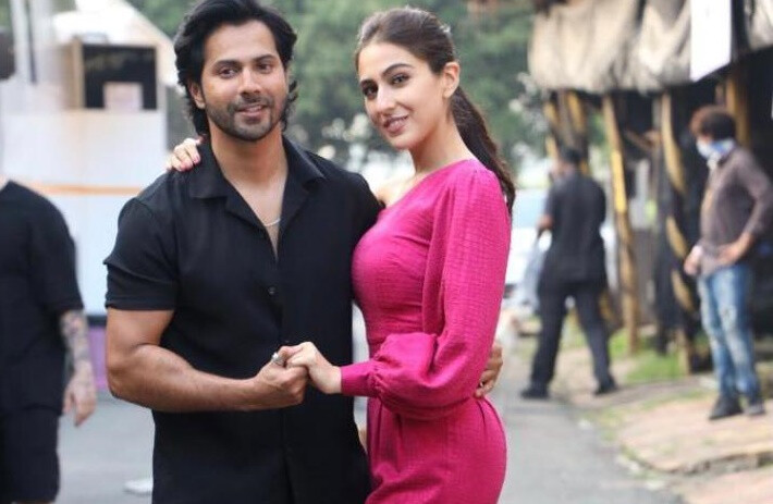 वरुण-सारा ने 'द कपिल शर्मा शो' के सेट से 'कुली नंबर 1' का प्रमोशन किया शुरू