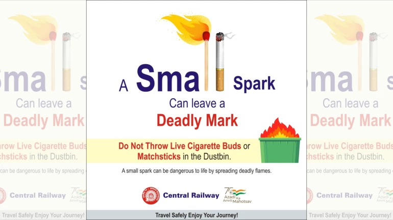CR campaigns for 'No-smoking' Rule; Penalises carrying inflammable items in trains