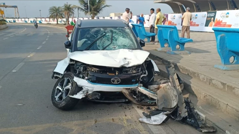 Protesters demand action after speeding car hits and kills woman in Worli Protesters demand action after speeding car hits and kills woman in Worli