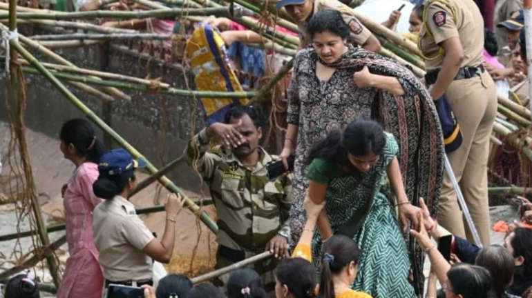 Mangal Prabhat Lodha on Kabutarkhana row: “Protesters are outsiders” Mangal Prabhat Lodha on Kabutarkhana row: “Protesters are outsiders”