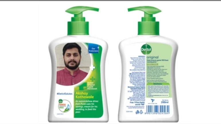 Dettol replaces its iconic logo with COVID-19 warrior pictures and stories