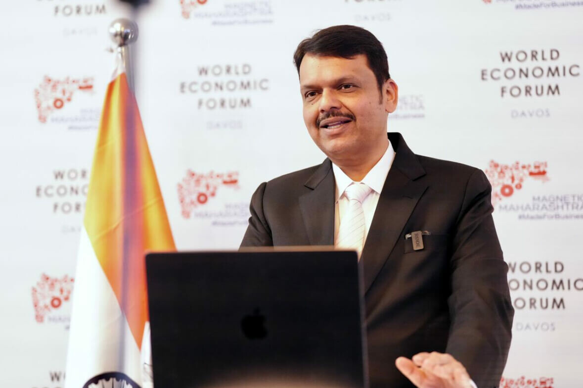 CM Fadnavis Alleges ‘Paid Toolkit’ to Discredit Davos Investment Drive
