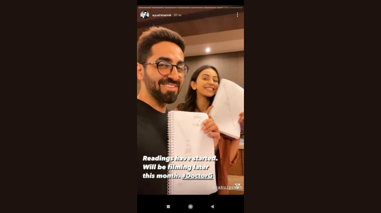 Ayushmann Khurrana & Rakul Preet Singh start reading sessions for Doctor G! Ayushmann Khurrana & Rakul Preet Singh start reading sessions for Doctor G!