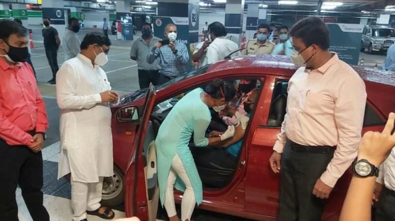 Mumbai: New Drive-In Vaccination Center opens in Goregaon for all above 45 years Mumbai: New Drive-In Vaccination Center opens in Goregaon for all above 45 years