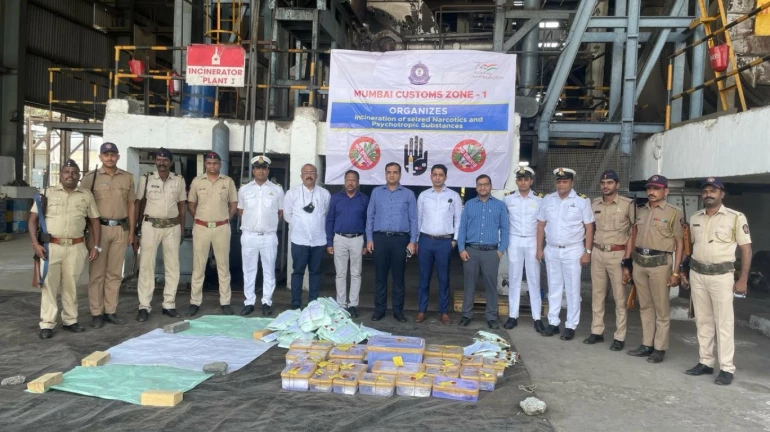 Mumbai Customs, DRI destroys 32 kgs of Drugs worth INR 265 Cr Mumbai Customs, DRI destroys 32 kgs of Drugs worth INR 265 Cr